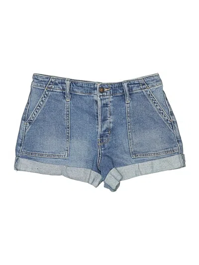 Pre-owned Hollister Denim Shorts In Blue