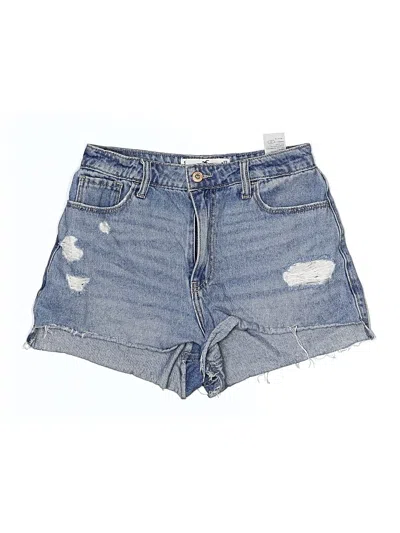 Pre-owned Hollister Denim Shorts In Blue