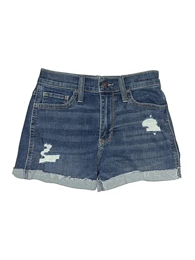 Pre-owned Hollister Denim Shorts In Blue