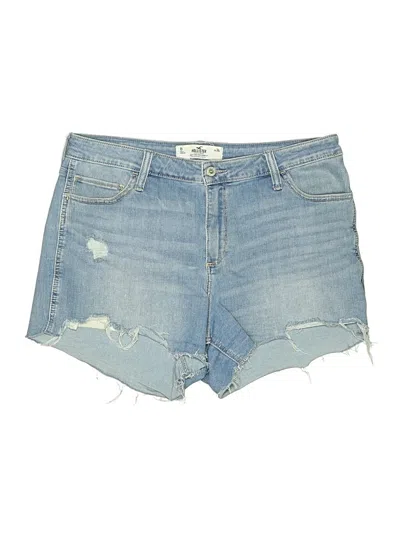 Pre-owned Hollister Denim Shorts In Blue