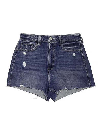 Pre-owned Hollister Denim Shorts In Blue