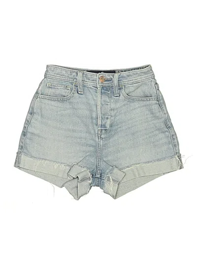 Pre-owned Hollister Denim Shorts In Blue