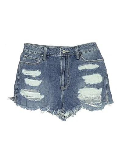 Pre-owned Hollister Denim Shorts In Blue