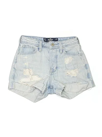 Pre-owned Hollister Denim Shorts In Blue