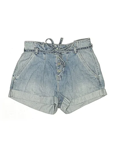 Pre-owned Hollister Denim Shorts In Blue