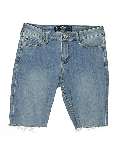 Pre-owned Hollister Denim Shorts In Blue