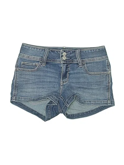 Pre-owned Hollister Denim Shorts In Blue