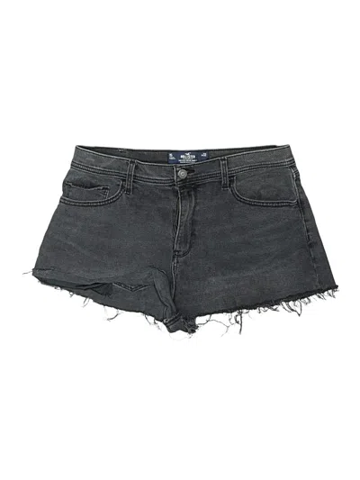 Pre-owned Hollister Denim Shorts In Gray