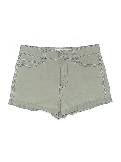 Pre-owned Hollister Denim Shorts In Green