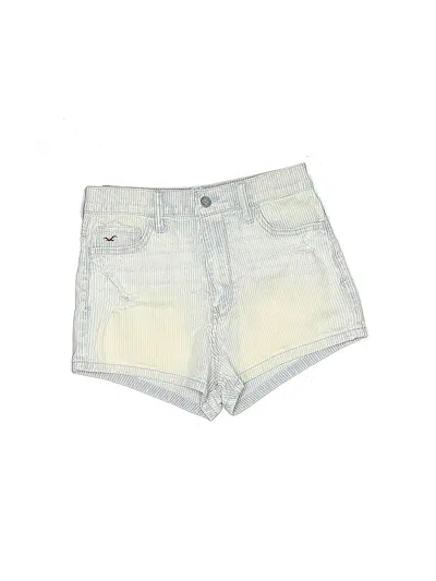Pre-owned Hollister Denim Shorts In White