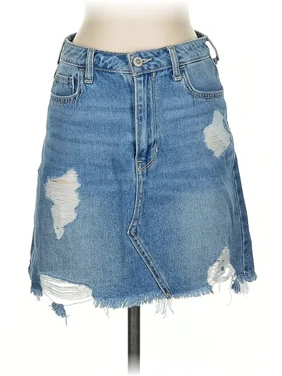Pre-owned Hollister Denim Skirt