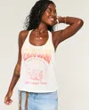 Hollister Desert Sound Graphic Braided Racerback Tank