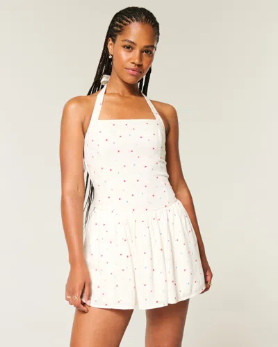 Hollister Drop-waist Halter Mini Dress