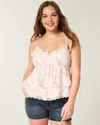 Hollister Easy Chiffon Babydoll Top