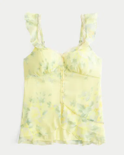 Hollister Easy Chiffon Babydoll Top