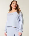 Hollister Easy Graphic Double Off-the-shoulder Sweatshirt