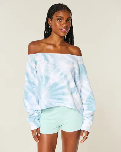 Hollister Easy Tie-dye Double Off-the-shoulder Sweatshirt