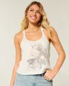 Hollister Easy Trend Drop Surf Graphic Tank