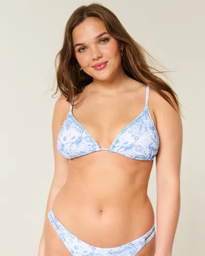 Hollister Embellished Triangle Bikini Top