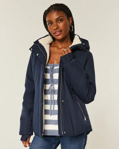 Hollister Faux Fur-lined All-weather Jacket