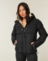 Hollister Faux Fur-lined All-weather Puffer Jacket