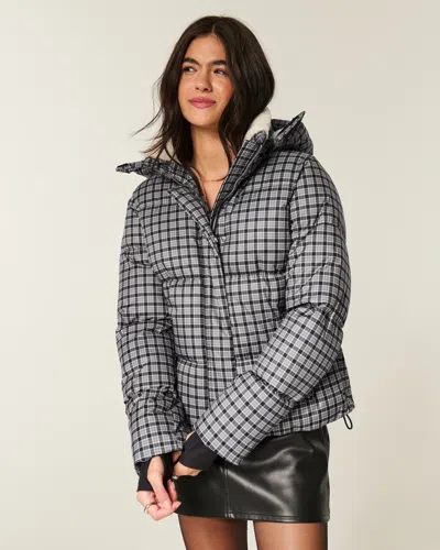 Hollister Faux Fur-lined Puffer Jacket
