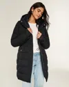 Hollister Faux Fur-lined Puffer Parka In Black