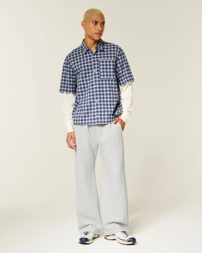 Hollister Feel Good Bootcut Sweatpants In Blue