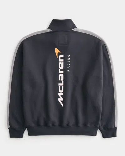 Hollister Feel Good Boxy Mclaren Racing Graphic Sweatshirt In Gray
