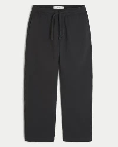 Hollister Feel Good Graphic Baggy Sweatpants In Black