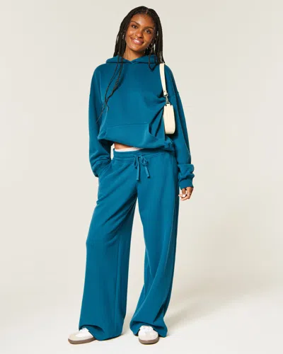 Hollister Feel Good Low-rise Baggy Sweatpant In Dark Blue