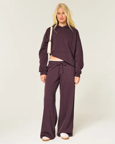 Hollister Feel Good Low-rise Baggy Sweatpant In Fudge