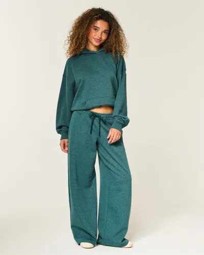 Hollister Feel Good Low-rise Baggy Sweatpants In Green