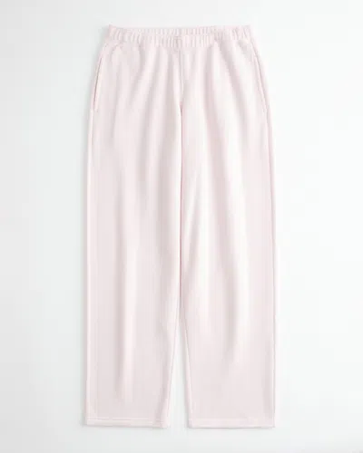 Hollister Feel Good Low-rise Tapered Baggy Sweatpants In Pink