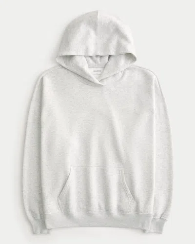 Hollister Feel Good Oversized Hoodie In White