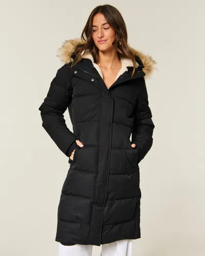 Hollister Feel Good Parka In Black