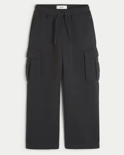 Hollister Feel Good Super Baggy Cargo Sweatpants In Gray