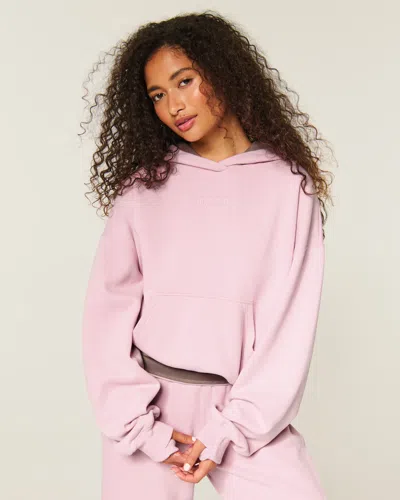 Hollister Feel Good X Target Logo Hoodie In Pink