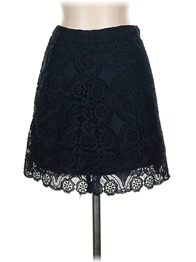 Pre-owned Hollister Formal Skirt In Blue