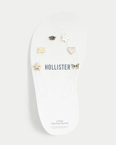 Hollister Graduation Flip Flop Charm 6-pack
