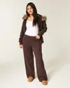 Hollister Heart Pocket Wide-leg Sweatpants In Brown