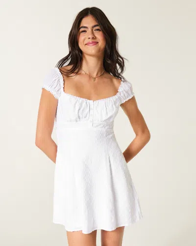 Hollister Henley Shirt Mini Dress In Multi