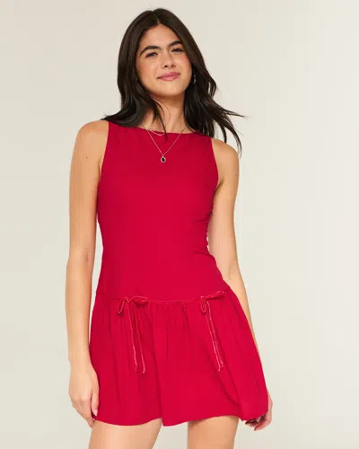 Hollister High-neck Drop Waist Skort Dress