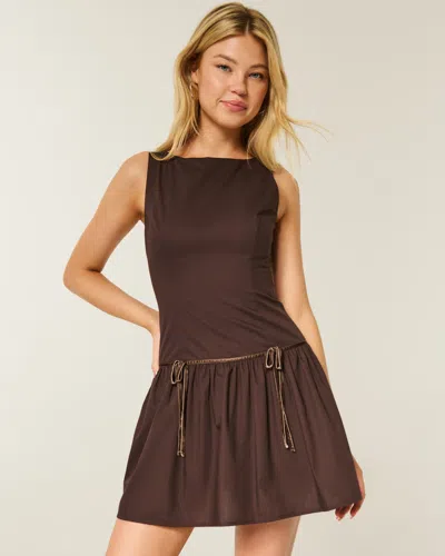 Hollister High-neck Drop Waist Skort Dress