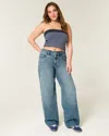 Hollister High-rise Baggy Jeans In Blue