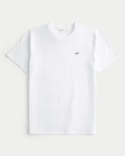 Hollister Icon Crew T-shirt In White