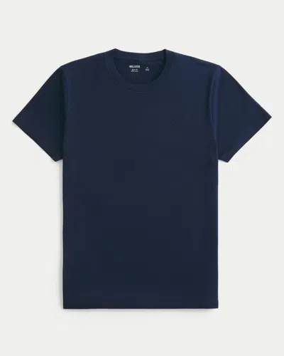 Hollister Icon Crew T-shirt In Blue