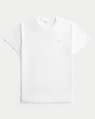 Hollister Icon Crew T-shirt In White