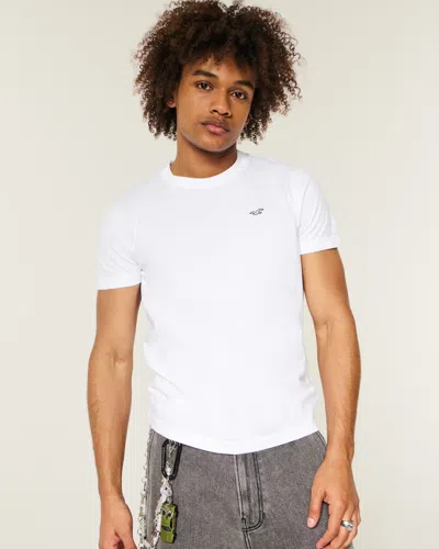 Hollister Icon Crew T-shirt In White
