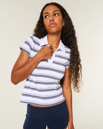 Hollister Icon Polo In White